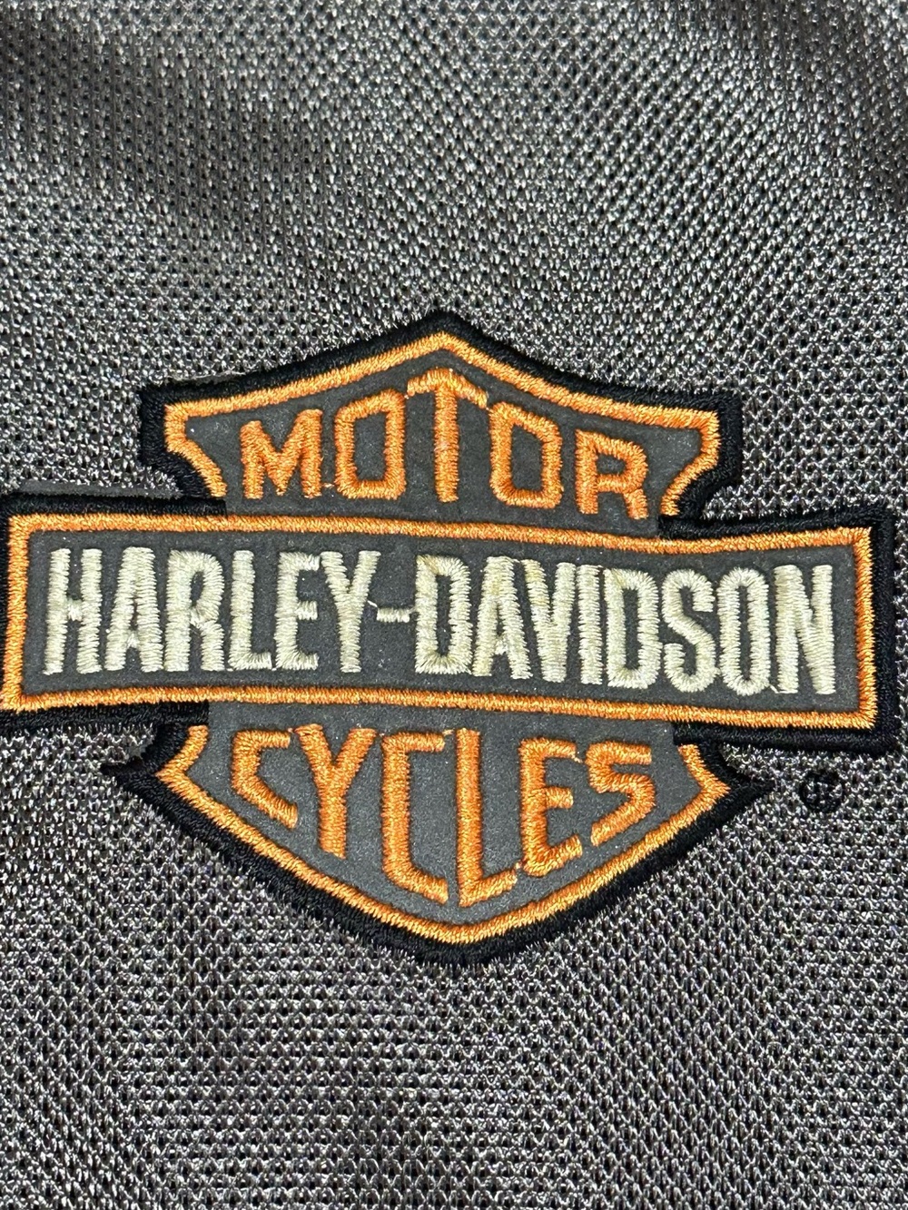 Harley-Davidson Mesh Armored Riding Jacket XL Gray Black Orange CE Armor - Picture 5 of 16